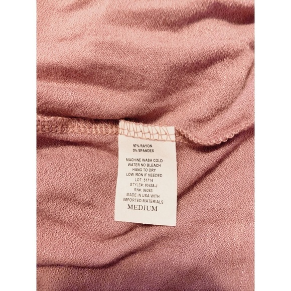 FOREVER ROSE Mauve Pink Top​ - Picture 5 of 7
